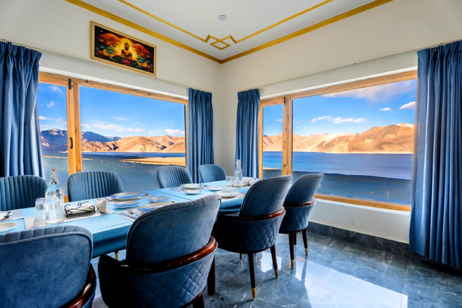 premium resort in pangong lake